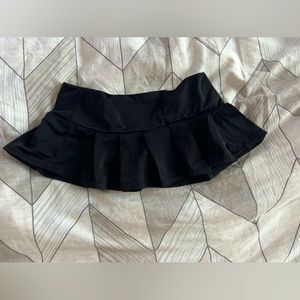 NWOT black mini skirt for dancers, festivals, bed room fun, Halloween one size